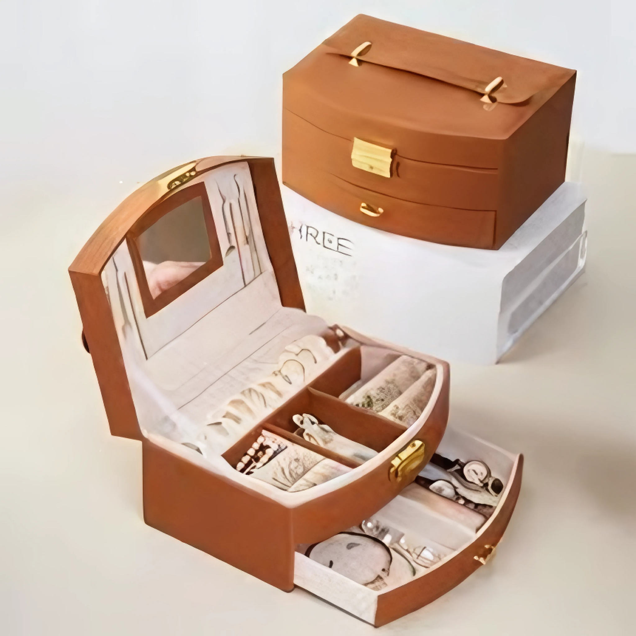 Premium Leather Jewelry Box